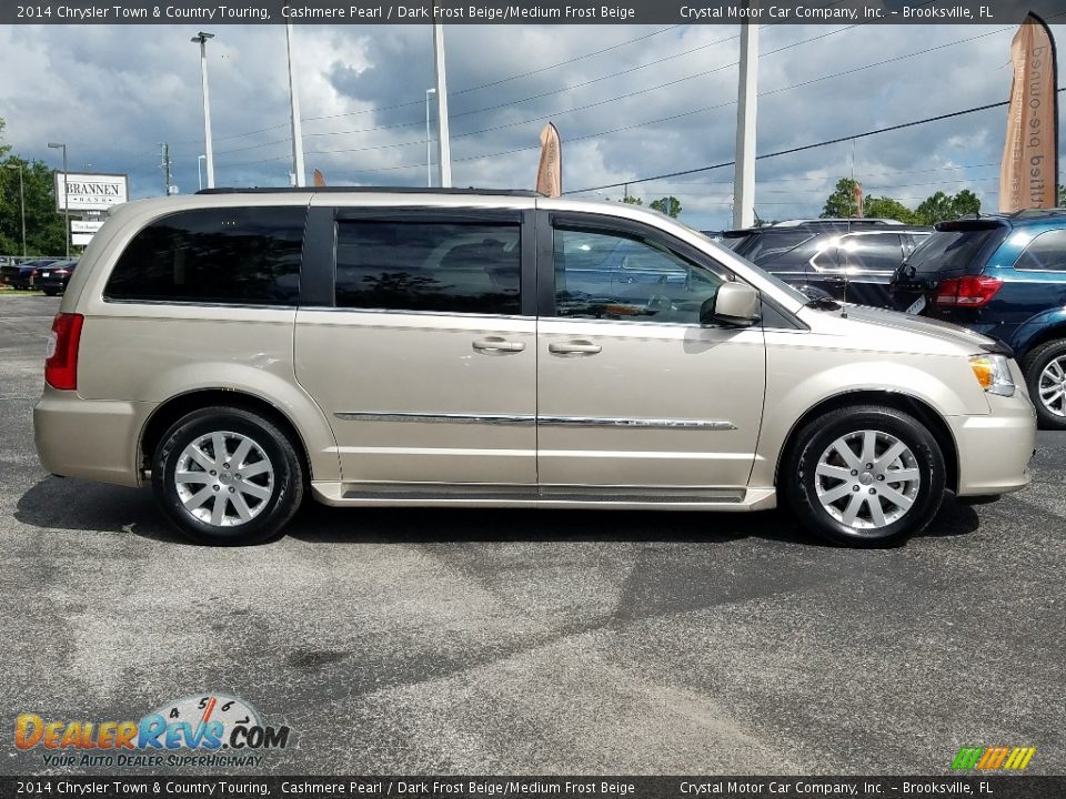 2014 Chrysler Town & Country Touring Cashmere Pearl / Dark Frost Beige/Medium Frost Beige Photo #6