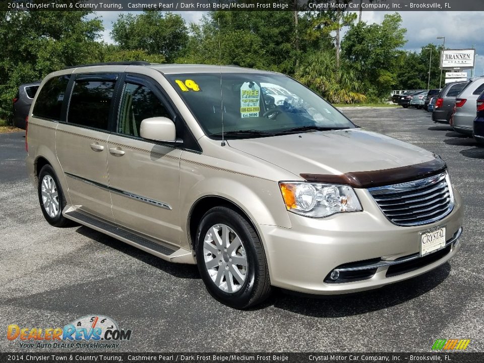 2014 Chrysler Town & Country Touring Cashmere Pearl / Dark Frost Beige/Medium Frost Beige Photo #7