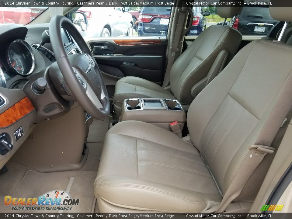 2014 Chrysler Town & Country Touring Cashmere Pearl / Dark Frost Beige/Medium Frost Beige Photo #9