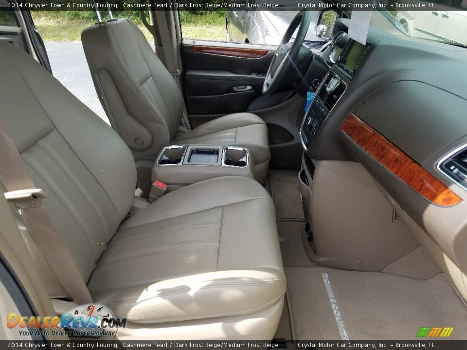 2014 Chrysler Town & Country Touring Cashmere Pearl / Dark Frost Beige/Medium Frost Beige Photo #13