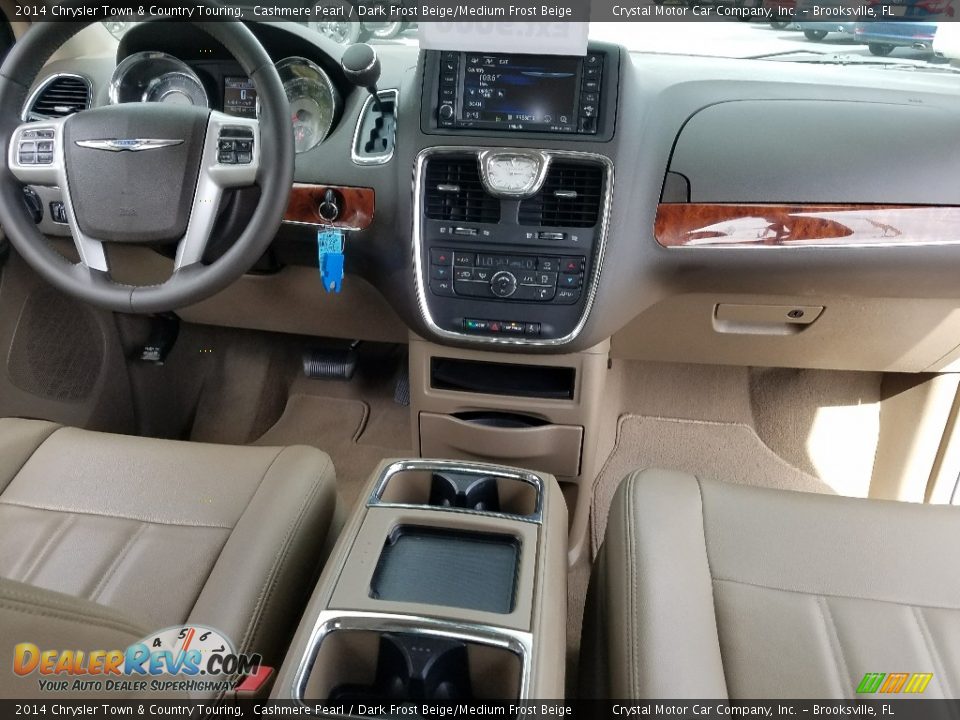 2014 Chrysler Town & Country Touring Cashmere Pearl / Dark Frost Beige/Medium Frost Beige Photo #15