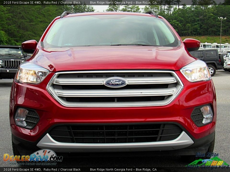 2018 Ford Escape SE 4WD Ruby Red / Charcoal Black Photo #8