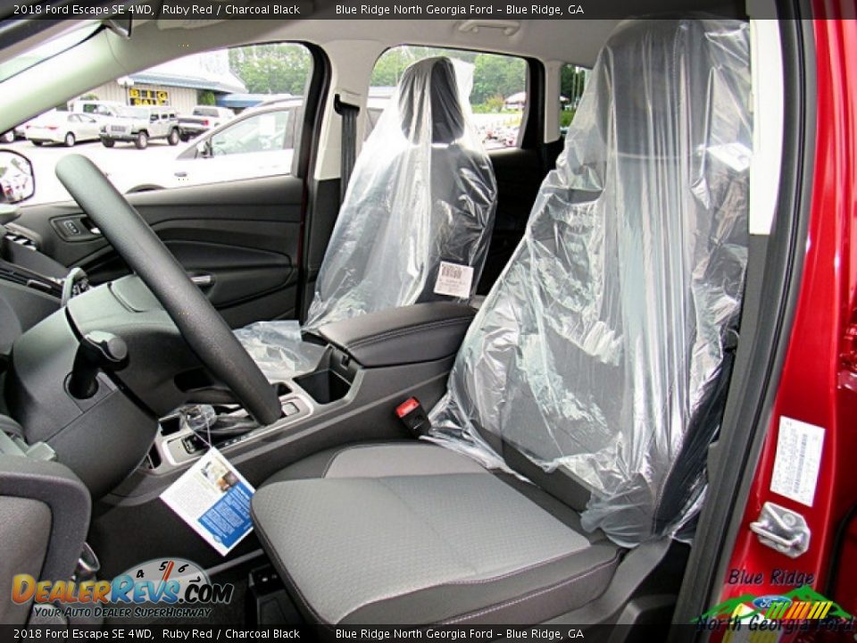 2018 Ford Escape SE 4WD Ruby Red / Charcoal Black Photo #10