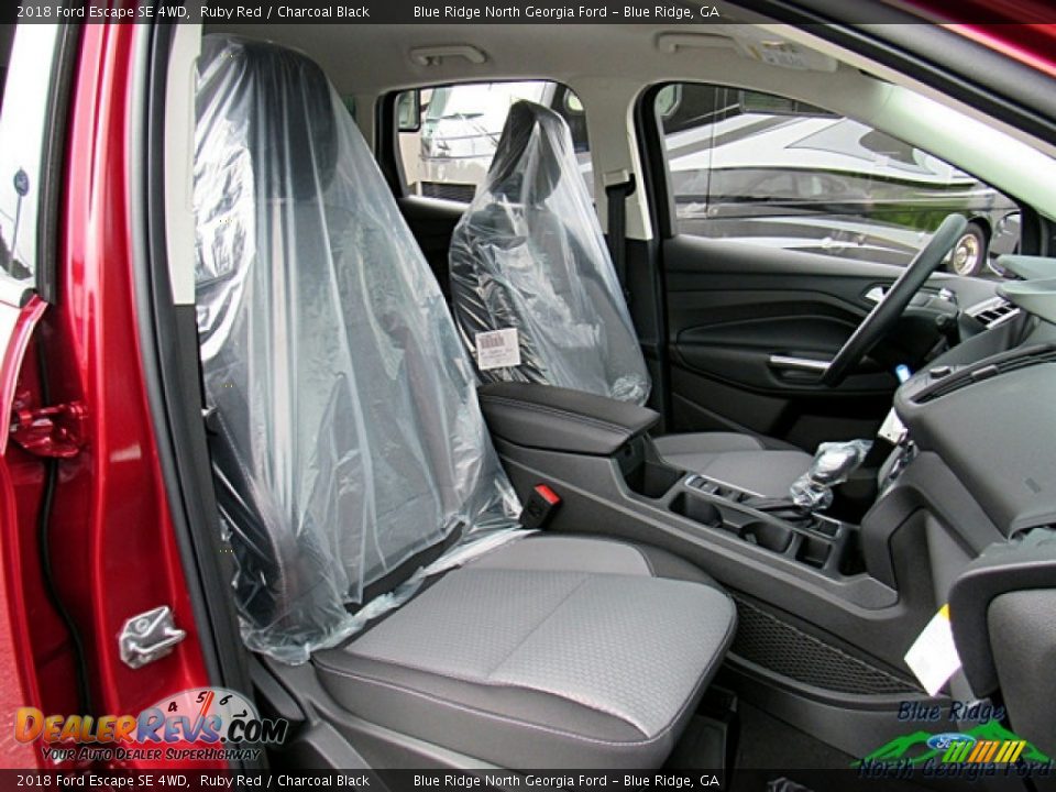 2018 Ford Escape SE 4WD Ruby Red / Charcoal Black Photo #11