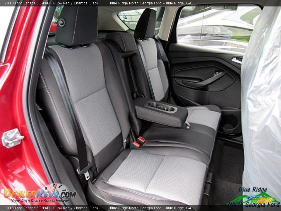 2018 Ford Escape SE 4WD Ruby Red / Charcoal Black Photo #12