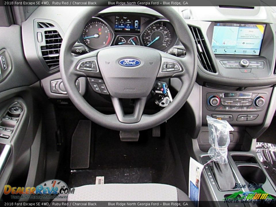 2018 Ford Escape SE 4WD Ruby Red / Charcoal Black Photo #21