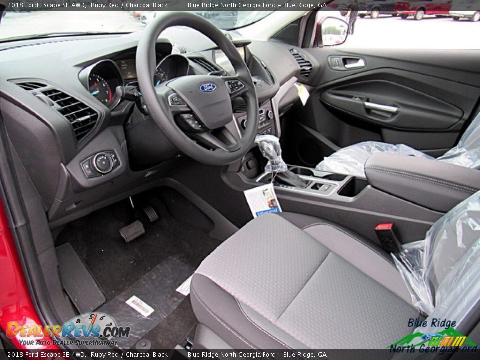 2018 Ford Escape SE 4WD Ruby Red / Charcoal Black Photo #25