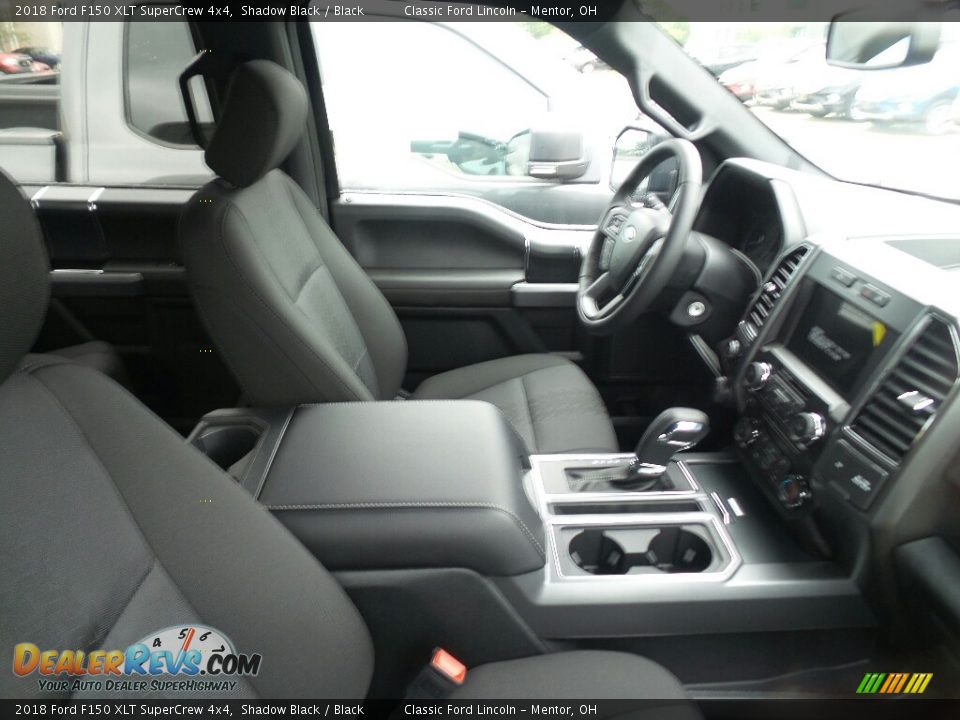 2018 Ford F150 XLT SuperCrew 4x4 Shadow Black / Black Photo #4