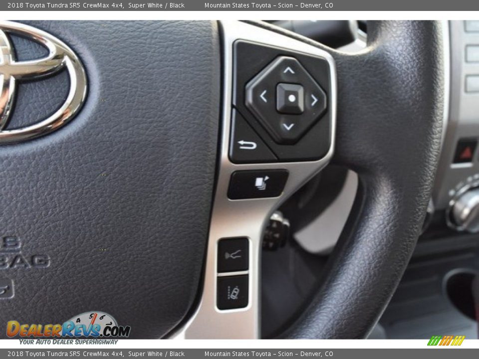 2018 Toyota Tundra SR5 CrewMax 4x4 Super White / Black Photo #27