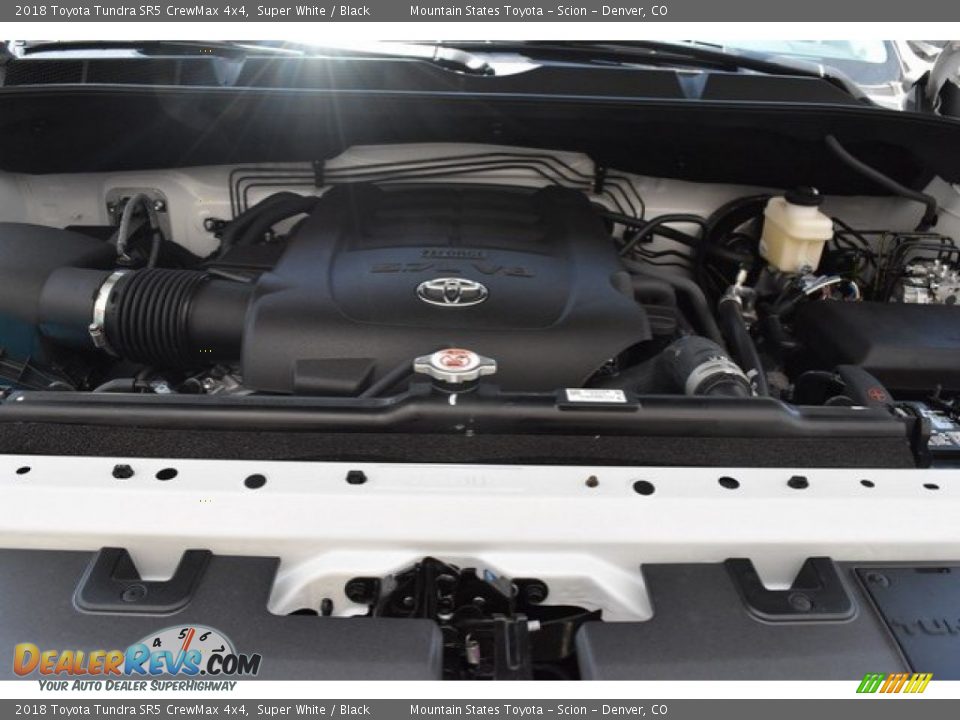 2018 Toyota Tundra SR5 CrewMax 4x4 Super White / Black Photo #32