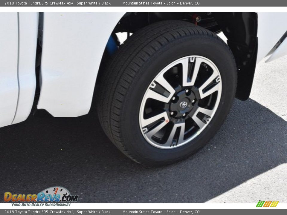 2018 Toyota Tundra SR5 CrewMax 4x4 Super White / Black Photo #34