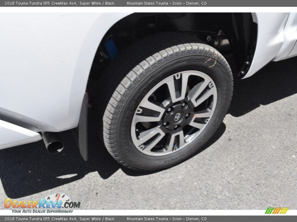2018 Toyota Tundra SR5 CrewMax 4x4 Super White / Black Photo #35