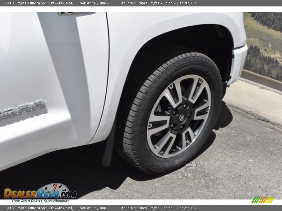2018 Toyota Tundra SR5 CrewMax 4x4 Super White / Black Photo #36
