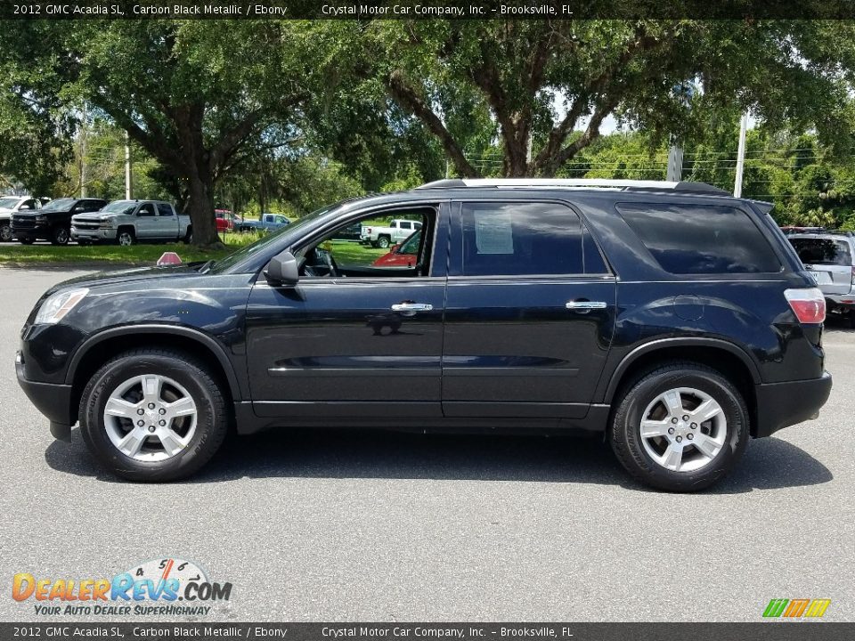 2012 GMC Acadia SL Carbon Black Metallic / Ebony Photo #2