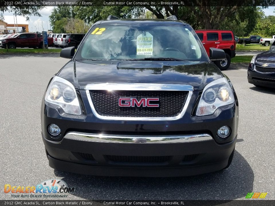 2012 GMC Acadia SL Carbon Black Metallic / Ebony Photo #8