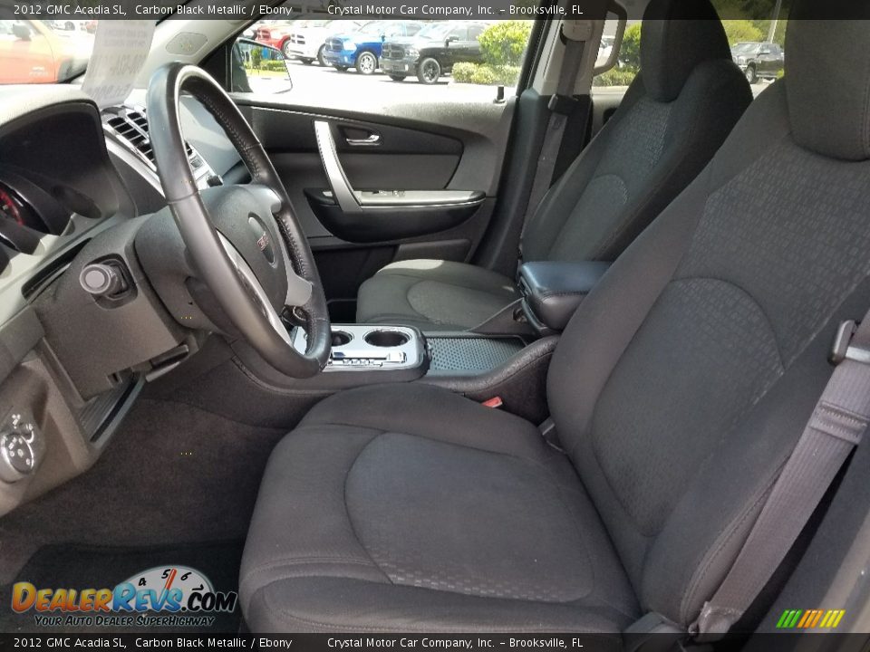 2012 GMC Acadia SL Carbon Black Metallic / Ebony Photo #9