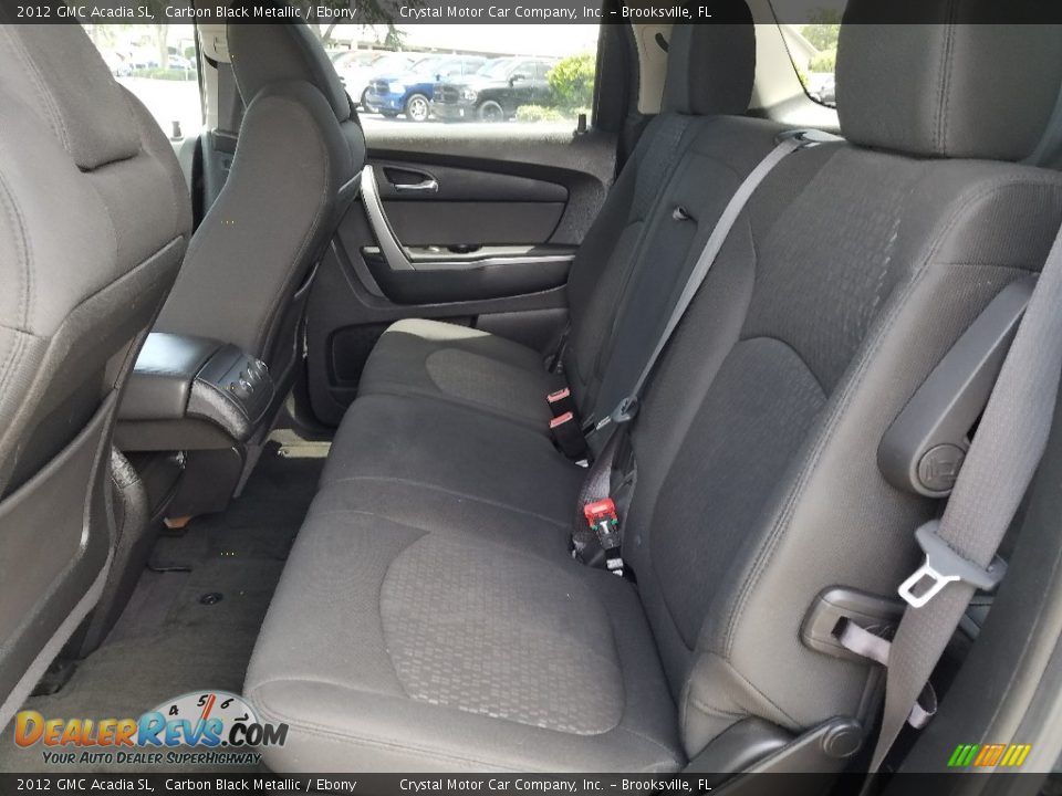 2012 GMC Acadia SL Carbon Black Metallic / Ebony Photo #10