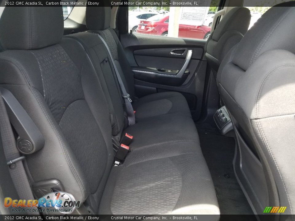 2012 GMC Acadia SL Carbon Black Metallic / Ebony Photo #11