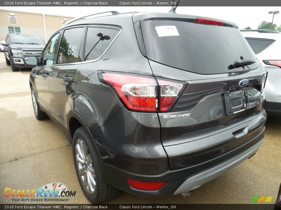 2018 Ford Escape Titanium 4WD Magnetic / Charcoal Black Photo #5