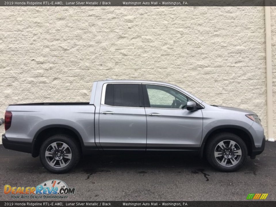 Lunar Silver Metallic 2019 Honda Ridgeline RTL-E AWD Photo #3