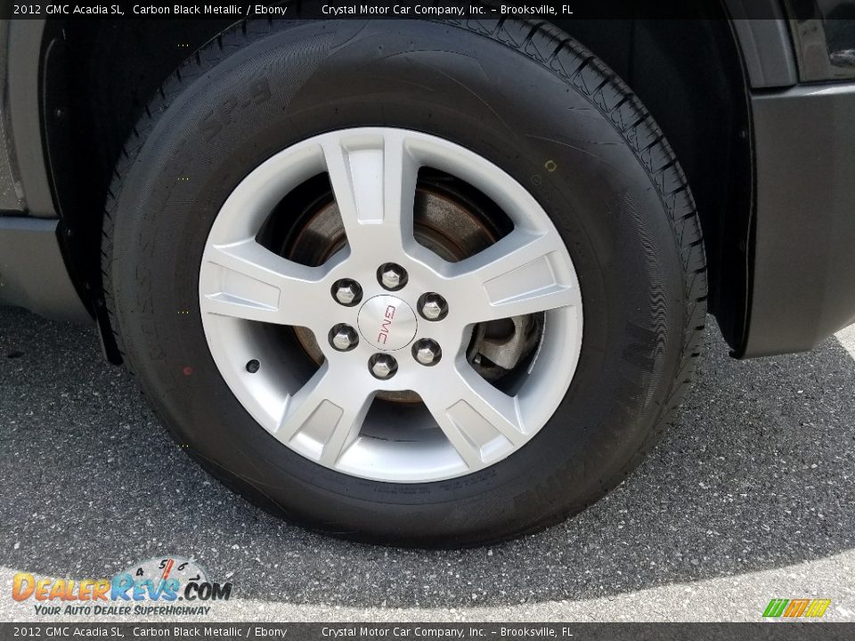 2012 GMC Acadia SL Carbon Black Metallic / Ebony Photo #20