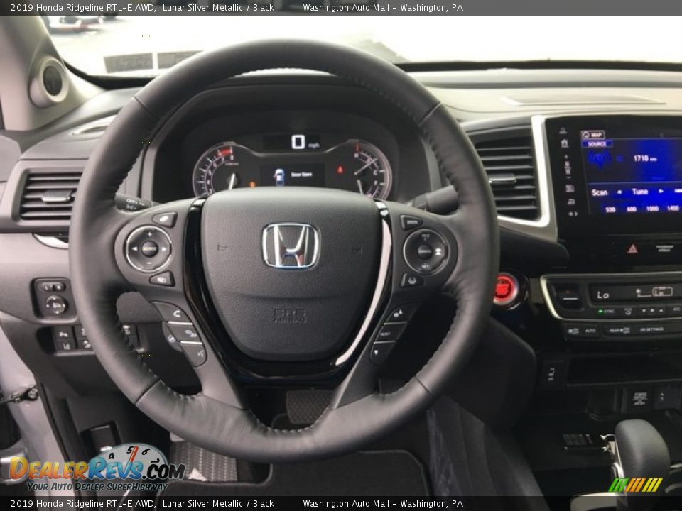 2019 Honda Ridgeline RTL-E AWD Steering Wheel Photo #18