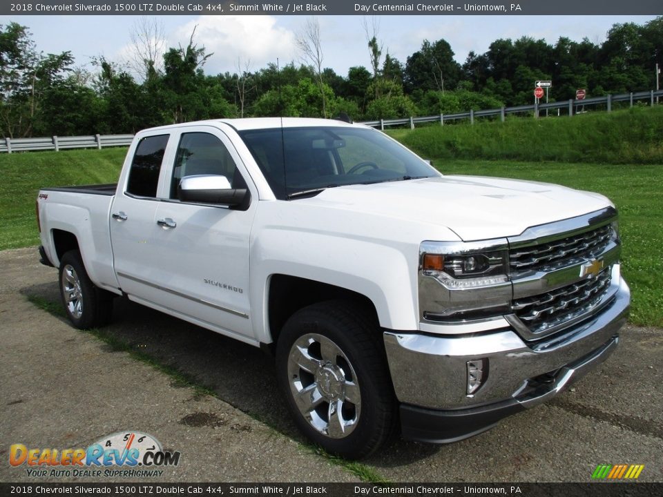 2018 Chevrolet Silverado 1500 LTZ Double Cab 4x4 Summit White / Jet Black Photo #10