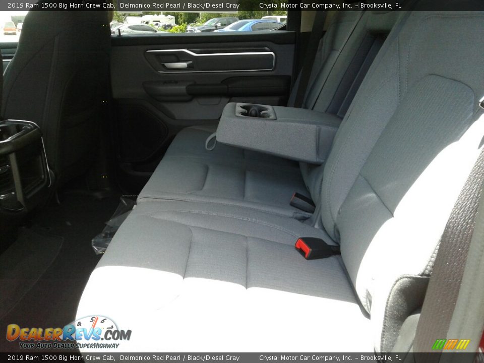 2019 Ram 1500 Big Horn Crew Cab Delmonico Red Pearl / Black/Diesel Gray Photo #10