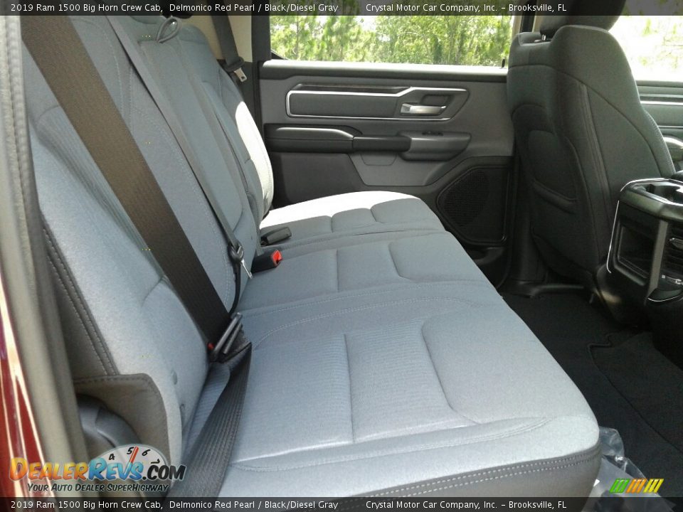 2019 Ram 1500 Big Horn Crew Cab Delmonico Red Pearl / Black/Diesel Gray Photo #11