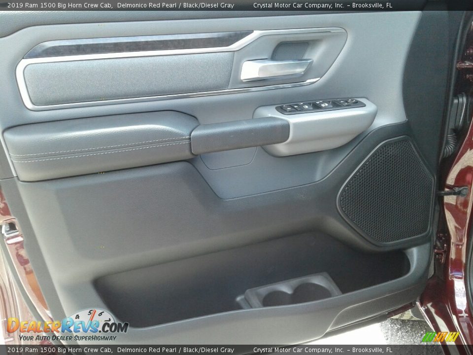 2019 Ram 1500 Big Horn Crew Cab Delmonico Red Pearl / Black/Diesel Gray Photo #17
