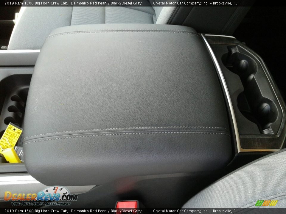 2019 Ram 1500 Big Horn Crew Cab Delmonico Red Pearl / Black/Diesel Gray Photo #18