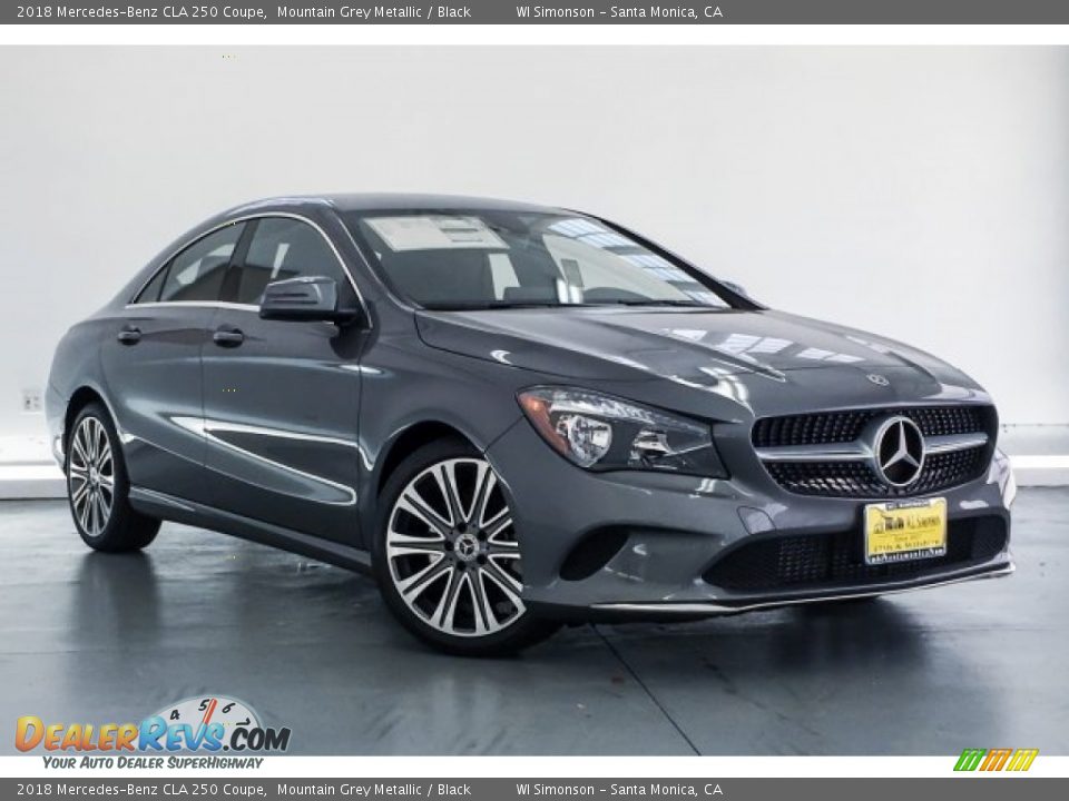 2018 Mercedes-Benz CLA 250 Coupe Mountain Grey Metallic / Black Photo #12