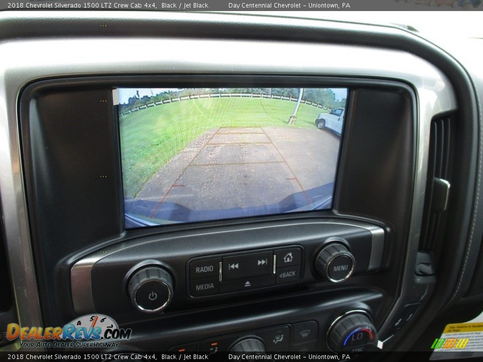 2018 Chevrolet Silverado 1500 LTZ Crew Cab 4x4 Black / Jet Black Photo #13