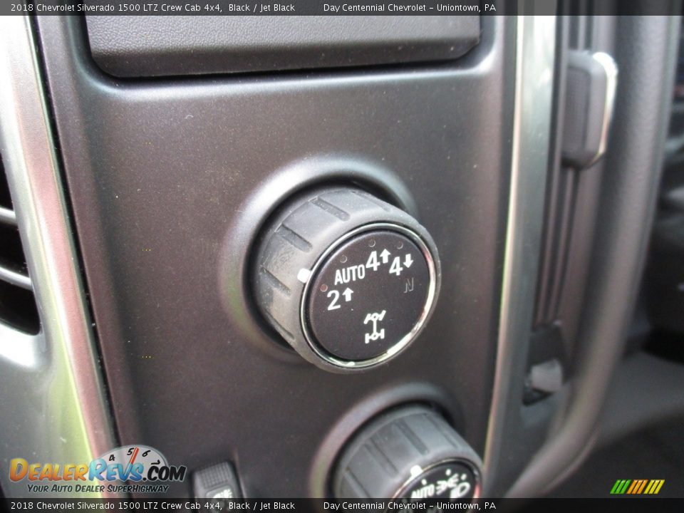 2018 Chevrolet Silverado 1500 LTZ Crew Cab 4x4 Black / Jet Black Photo #14