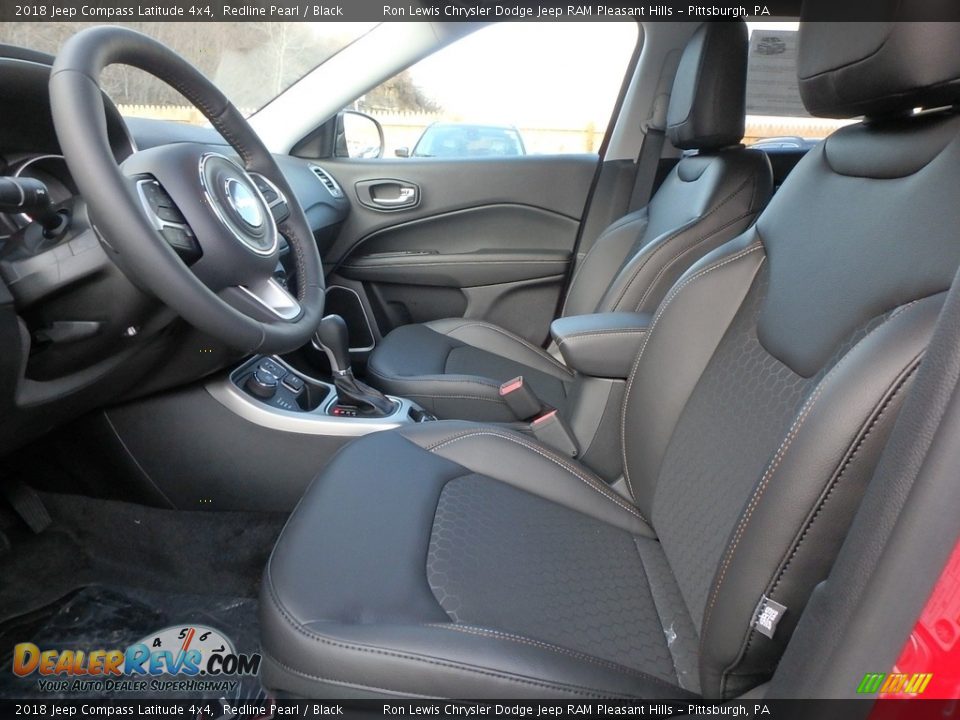 2018 Jeep Compass Latitude 4x4 Redline Pearl / Black Photo #10
