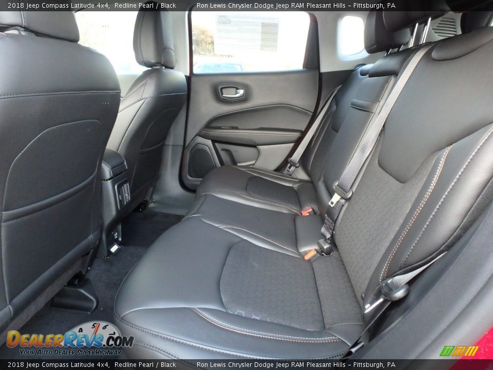 2018 Jeep Compass Latitude 4x4 Redline Pearl / Black Photo #11