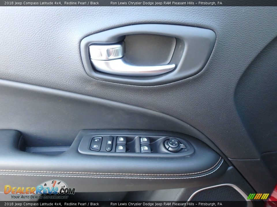 2018 Jeep Compass Latitude 4x4 Redline Pearl / Black Photo #13