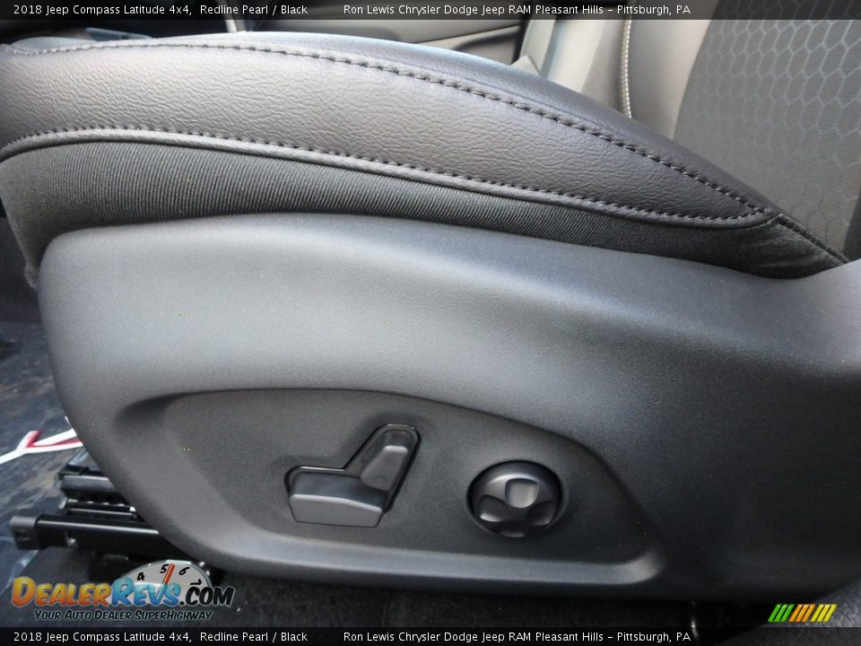 2018 Jeep Compass Latitude 4x4 Redline Pearl / Black Photo #15