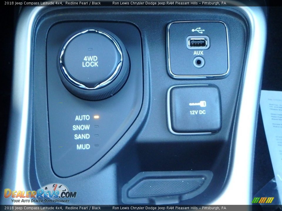 2018 Jeep Compass Latitude 4x4 Redline Pearl / Black Photo #18