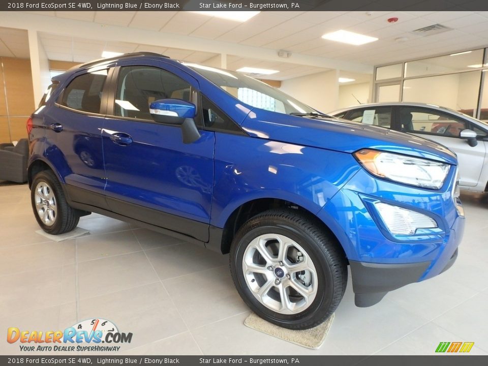 Lightning Blue 2018 Ford EcoSport SE 4WD Photo #3
