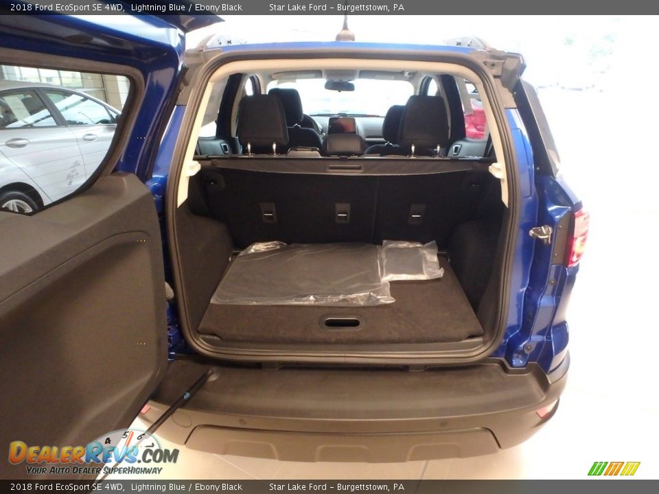2018 Ford EcoSport SE 4WD Lightning Blue / Ebony Black Photo #7