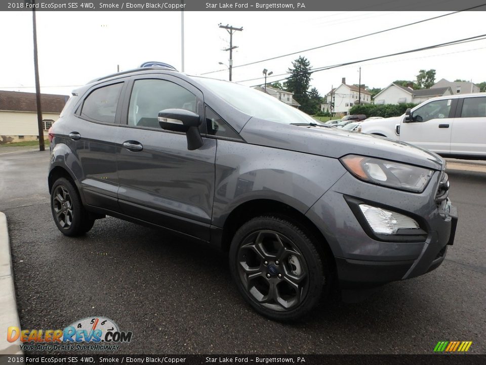 2018 Ford EcoSport SES 4WD Smoke / Ebony Black/Copper Photo #3