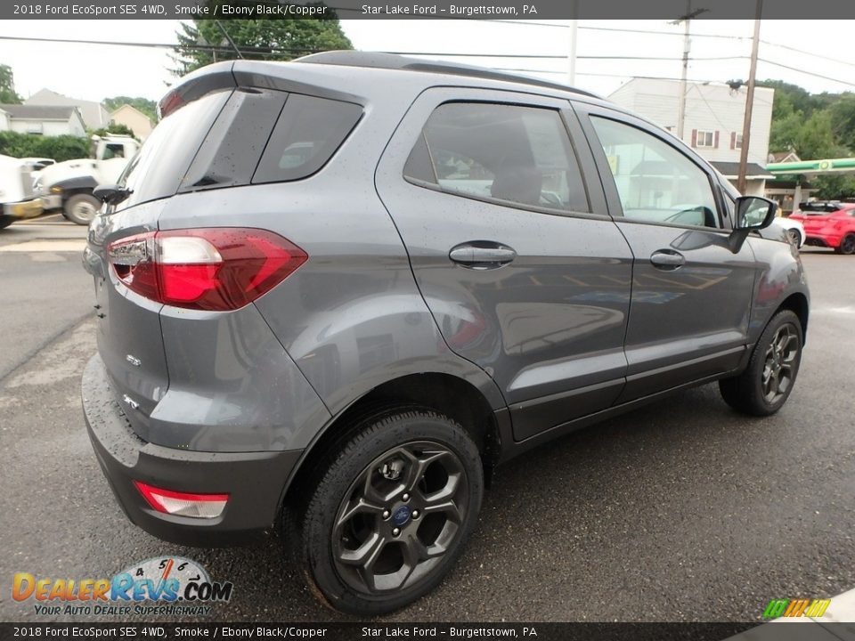 2018 Ford EcoSport SES 4WD Smoke / Ebony Black/Copper Photo #5