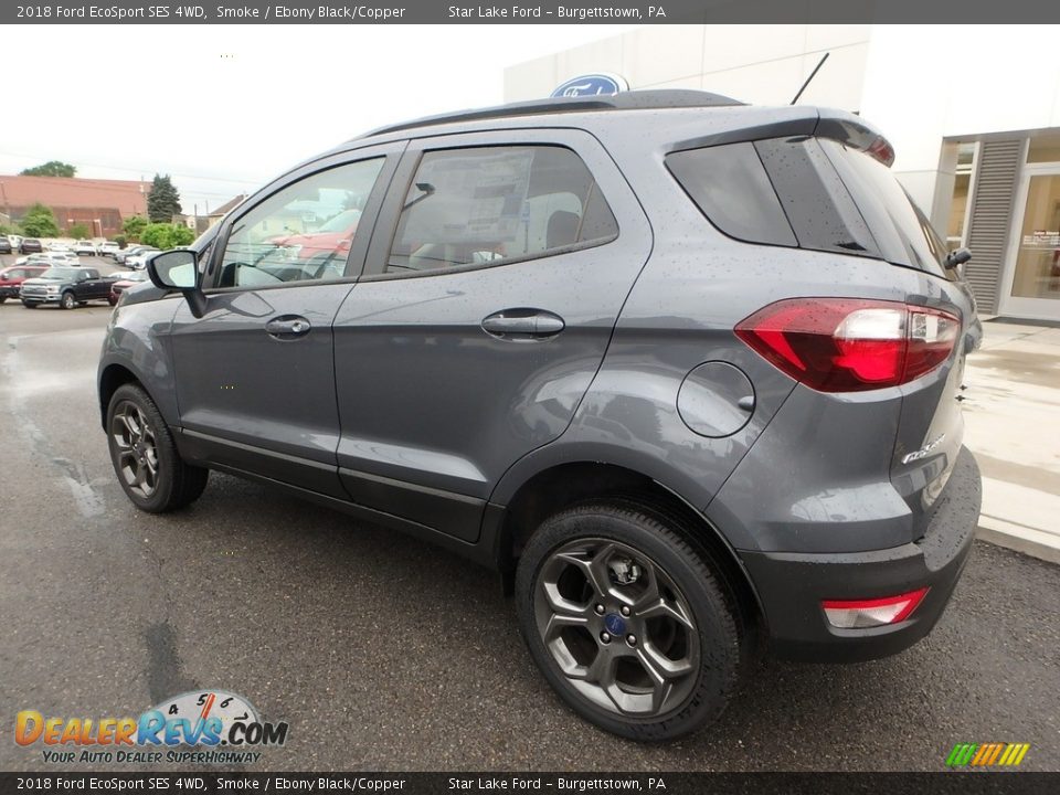2018 Ford EcoSport SES 4WD Smoke / Ebony Black/Copper Photo #8