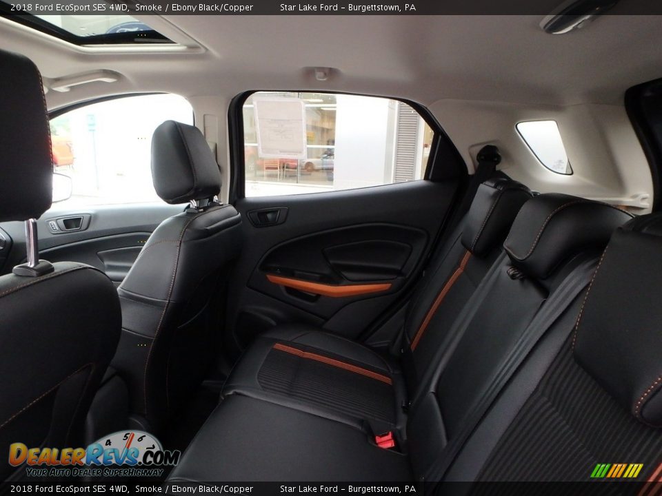 2018 Ford EcoSport SES 4WD Smoke / Ebony Black/Copper Photo #11