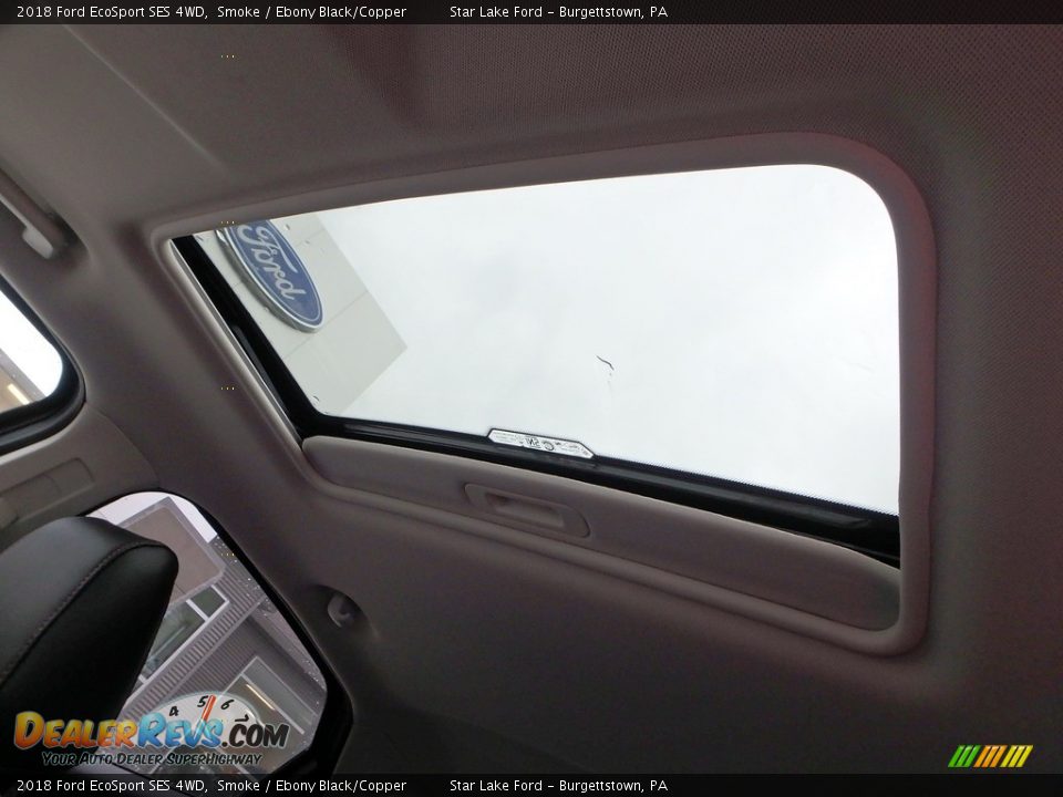 2018 Ford EcoSport SES 4WD Smoke / Ebony Black/Copper Photo #15