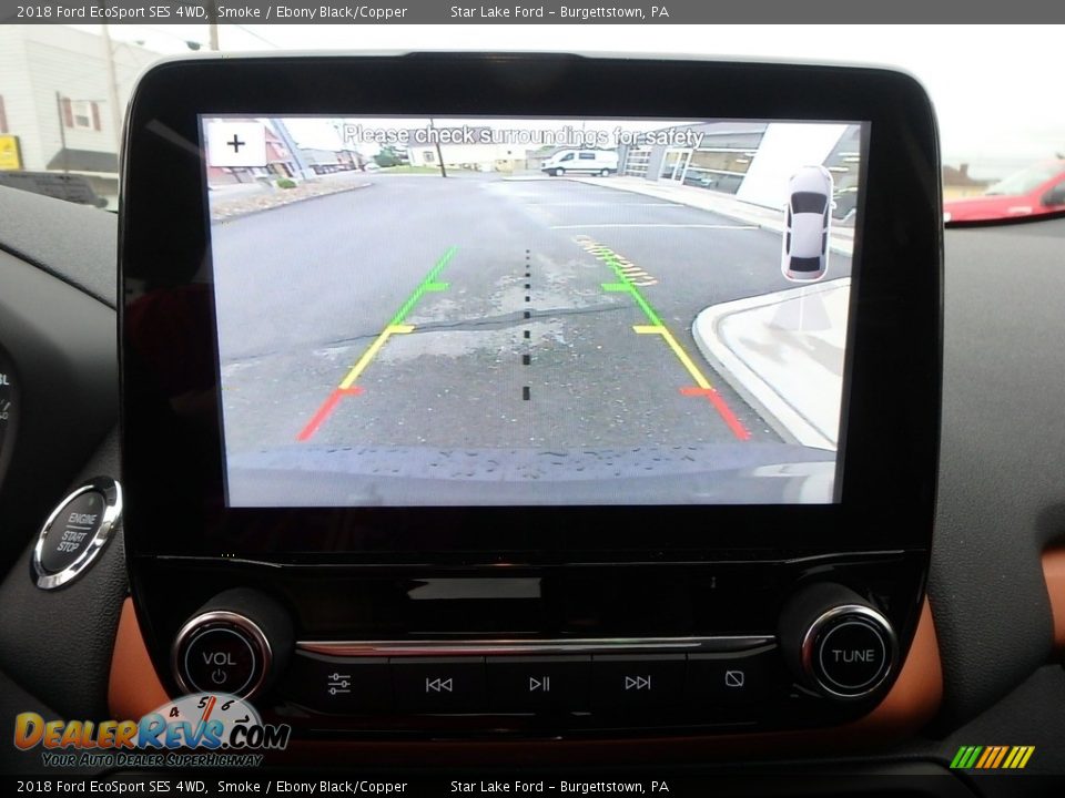 2018 Ford EcoSport SES 4WD Smoke / Ebony Black/Copper Photo #18