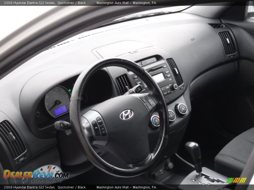 2009 Hyundai Elantra GLS Sedan Quicksilver / Black Photo #10