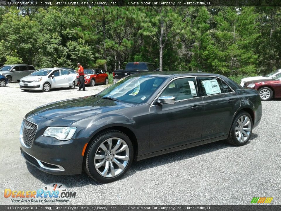 2018 Chrysler 300 Touring Granite Crystal Metallic / Black/Linen Photo #1