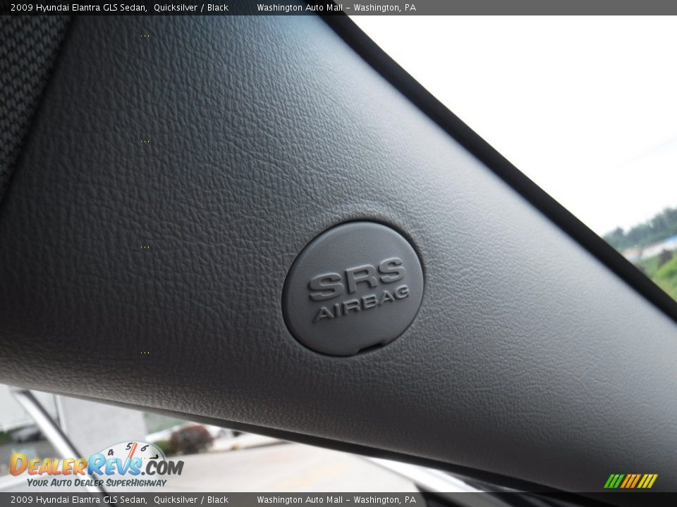 2009 Hyundai Elantra GLS Sedan Quicksilver / Black Photo #18